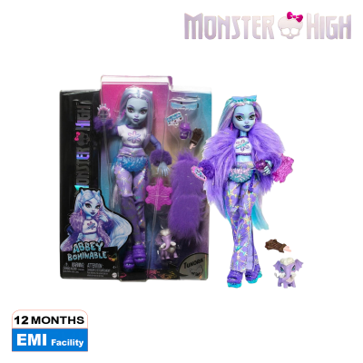 Picture of Monster High HNF64 Doll, Abbey Bominable Yeti Fashion Doll With Accessories