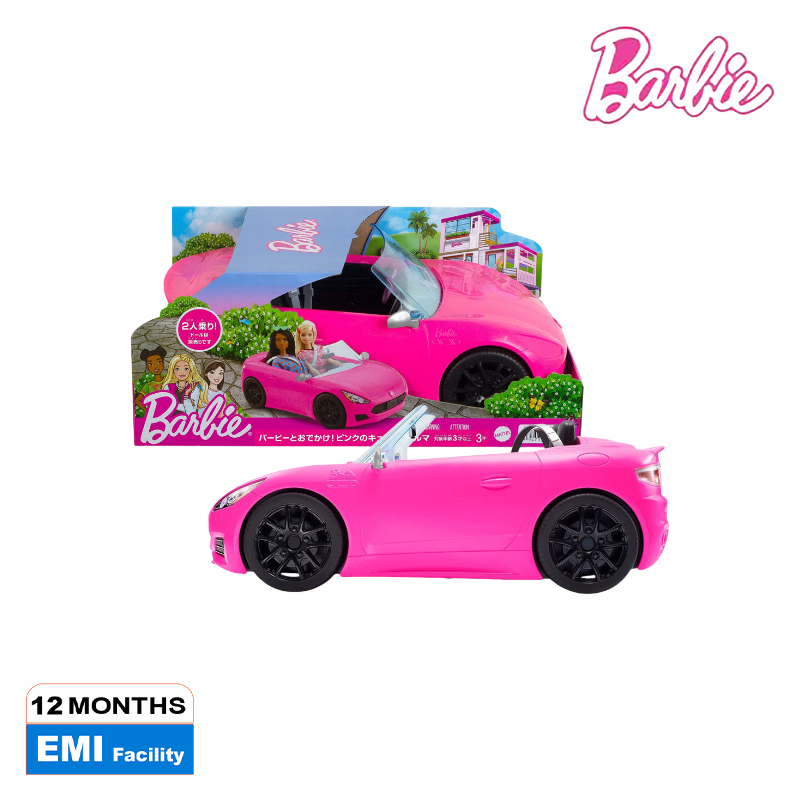 Picture of Barbie HBT92 Pink Convertible 2-Seater Vehicle Doll (Damage Box)