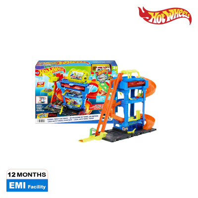 Picture of Hot Wheels HTN80 Tunnel Twist Car Wash, Ages 5+