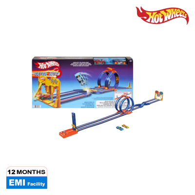 Picture of Hot Wheels HGV65 Ultra Hots Wild Drive Drag Race, Ages 5+