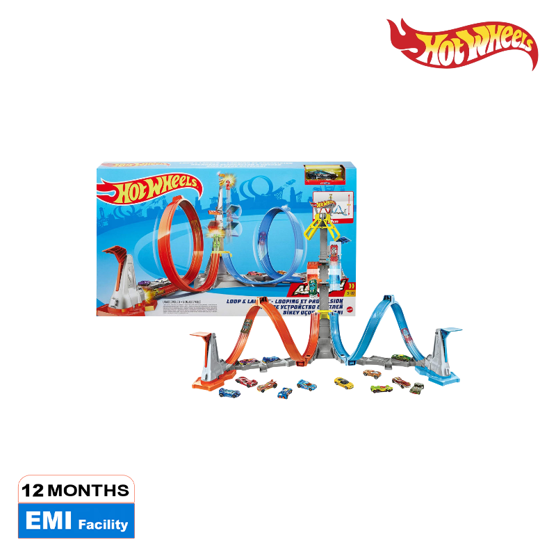Picture of Hot Wheels GRW39 Loop & Launch Track Set, Ages 5+