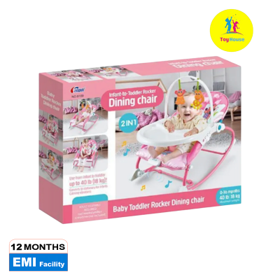Picture of Infant To Toddler 2 In 1 Rocker & Dining Chair With Music
