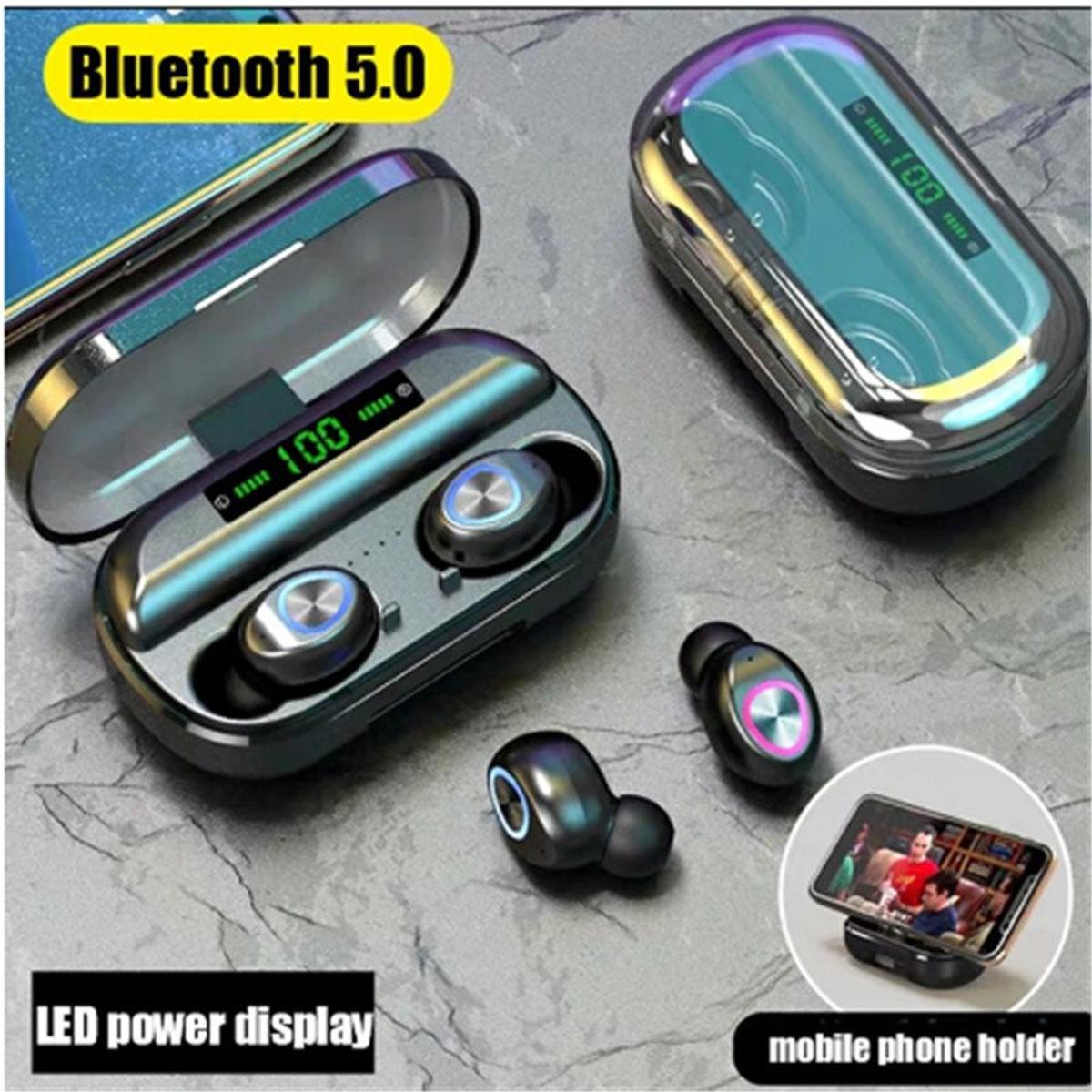 Picture of V10 Touch 5.0 Wireless Bluetooth Headset(LED Digital Power Display) - 8D HiFi Stereo Sports Waterproof Noise Cancelling Headphones