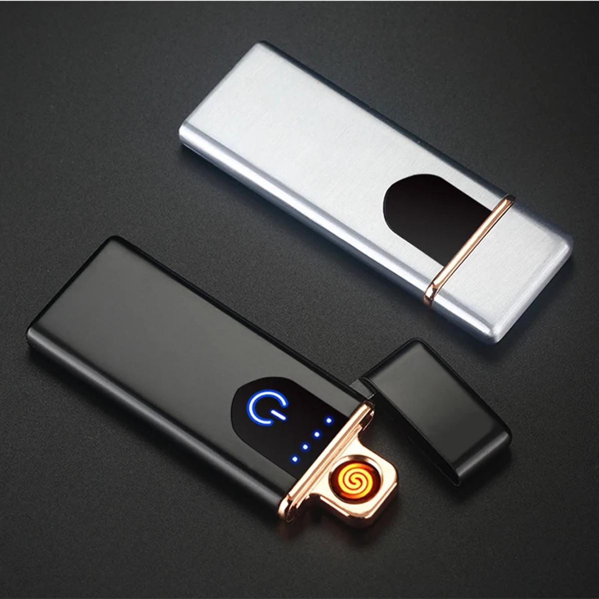 Picture of New Metal Usb Windproof Small Charging Lighter Men's Gift