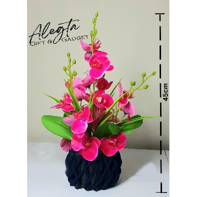 Picture of Orchids Cymbidium Artificial Flower Real Touch  Color Orchid for Wedding Centerpieces Decorative Flowers