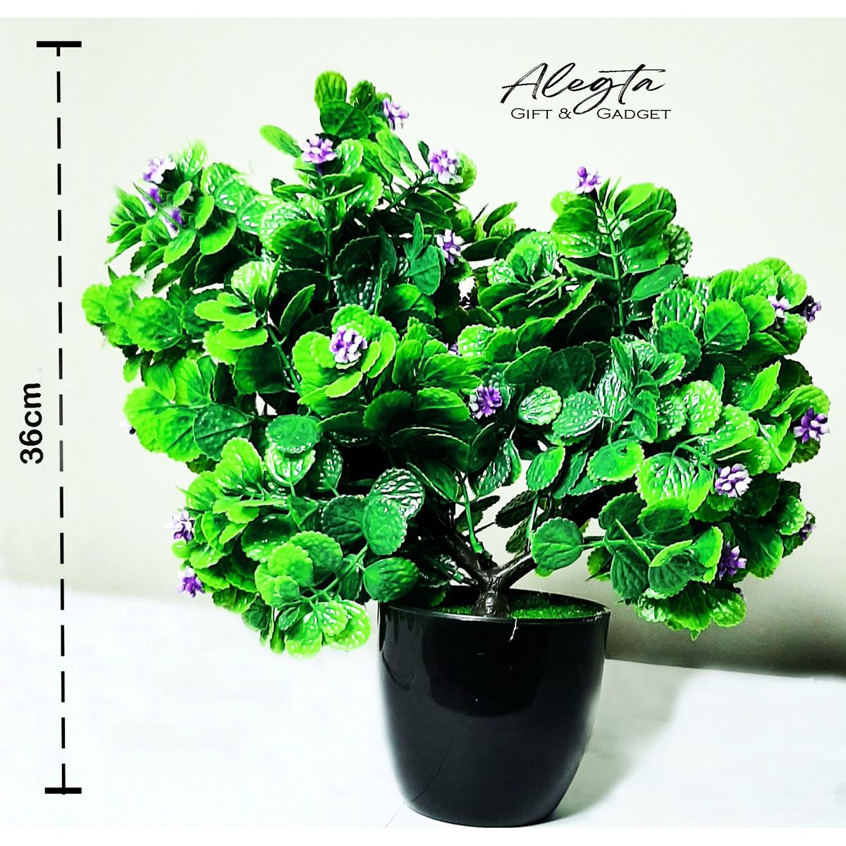 Picture of Artificial Bonsai Small Tree Pot Plants Fake Flowers Potted Ornaments Home Decor