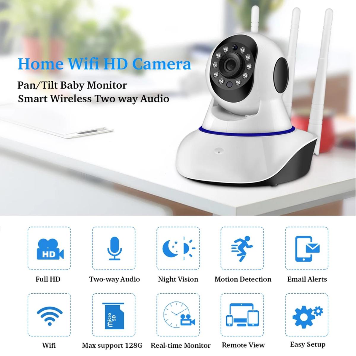 Picture of 1080P Wireless WiFi Camera Home Security Surveillance Indoor IP Camera Motion Detection 360 PTZ Cam Securite Kamera Baby Monitor