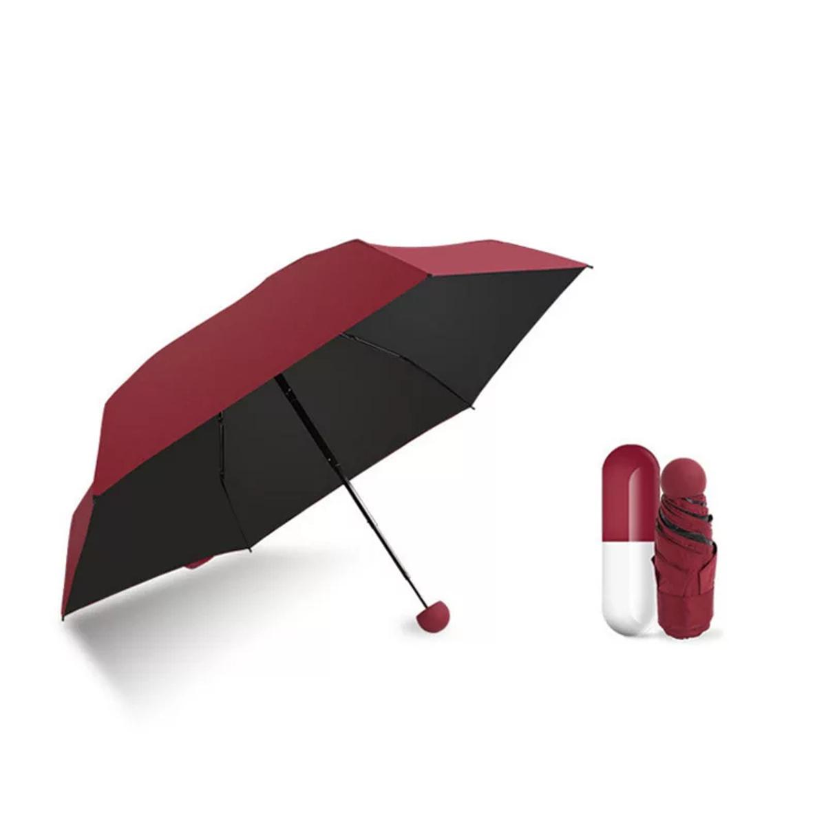 Picture of Mini Folding Umbrella Mini Rain Pocket Umbrella With Package Box Portable Travel Umbrella Sunny Rainy Day