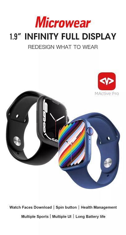 Picture of Microwear W17 Smartwatch 500+ watch face Call supported IP67 Waterproof smart watch - Smart Watch