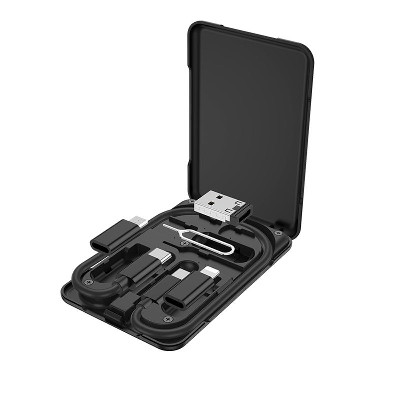 Picture of HOCO U86 Treasure Charging Data Cable Versatile Portable mob/ile ph/one Cables With Storage Case