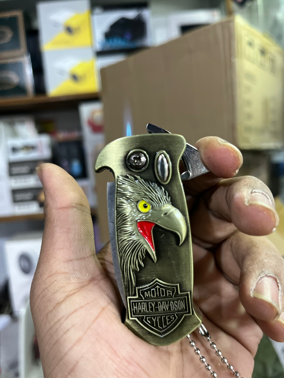 Picture of Harley Davidson Eagle torch lighter