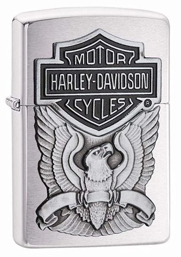 Picture of Harley-Davidson Eagle/Logo Emblem Lighter Pocket Lighter