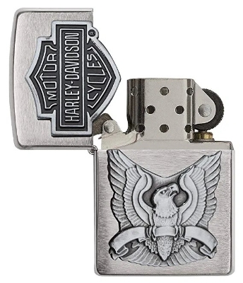 Picture of Harley-Davidson Eagle/Logo Emblem Lighter Pocket Lighter