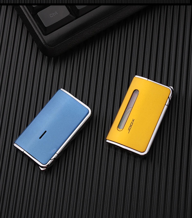 Picture of Ultra-Thin Metal Torch Lighter Jet Turbo Windproof Lighters