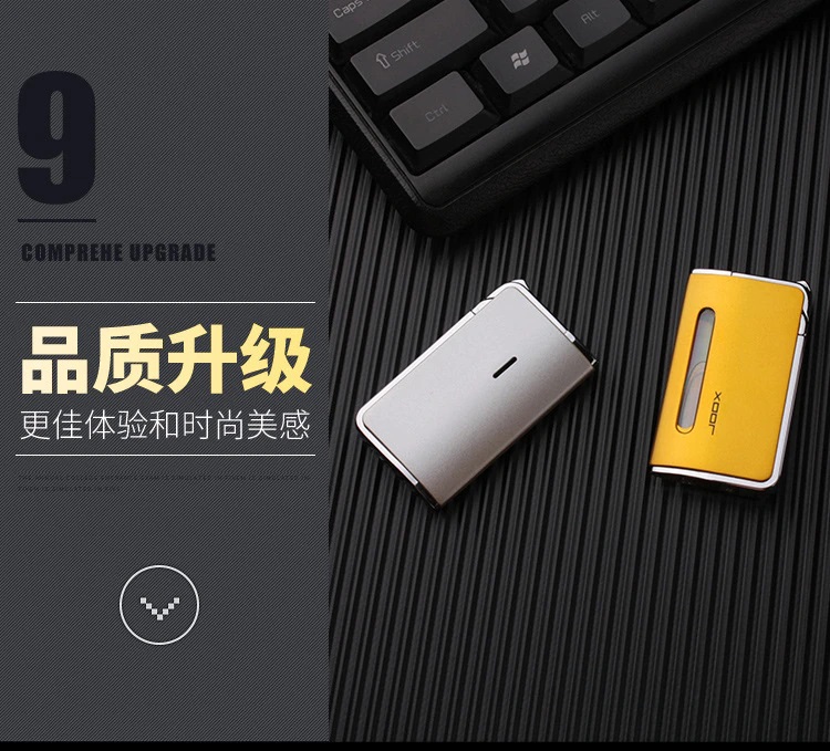 Picture of Ultra-Thin Metal Torch Lighter Jet Turbo Windproof Lighters