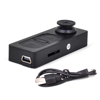 Picture of Camera Button Mini HD Indoor Audio Video Recorder 720p DVR Portable
