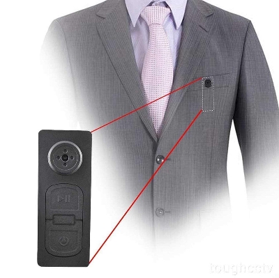 Picture of Camera Button Mini HD Indoor Audio Video Recorder 720p DVR Portable