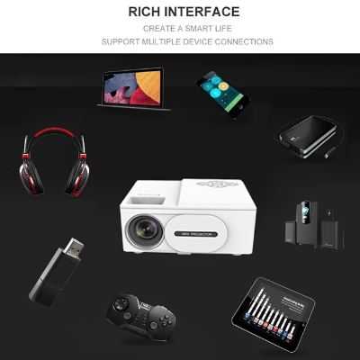 Picture of PTY60 Mini Portable Projector 3000 Lumens Pico LCD LED Home Theater Movie Projecteur Video Beamer Proyector