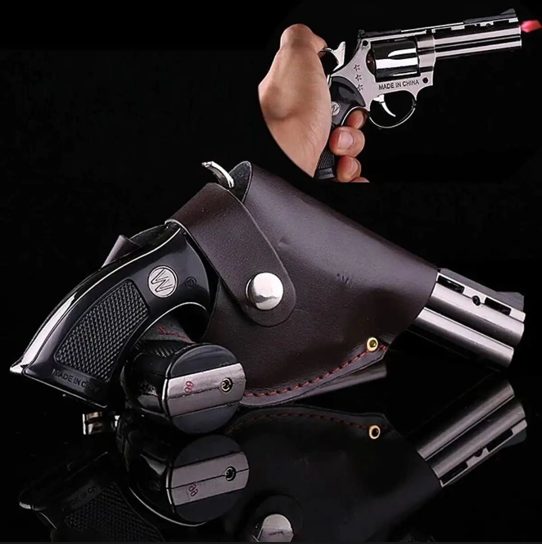 Picture of Refillable Lighter Red FlameInflatable CigGun Lighter