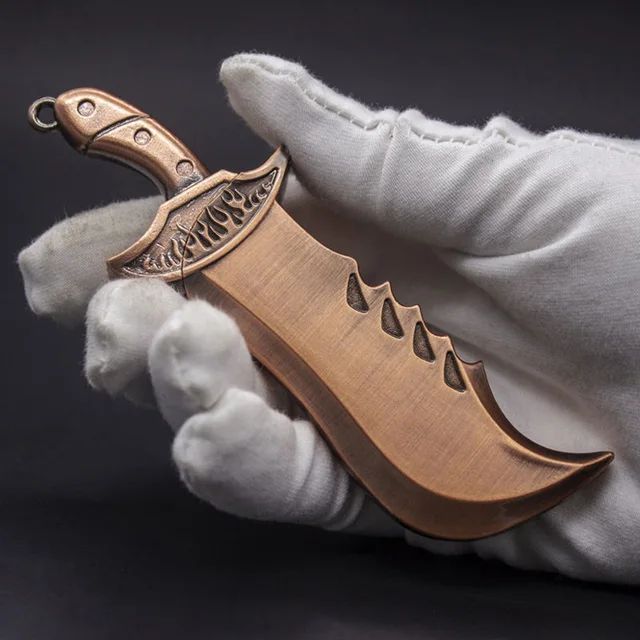 Picture of Green Flame Metal Model Group HaoYitian Sword Slaughter Dragon Blade WindproofGas Lighter