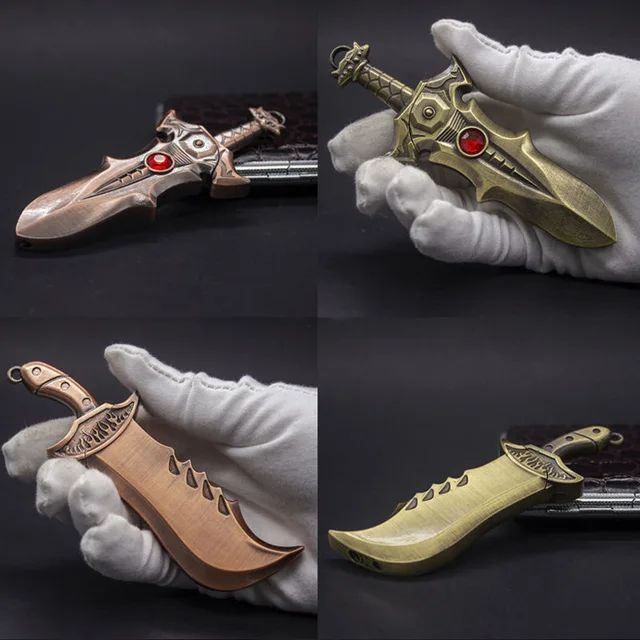 Picture of Green Flame Metal Model Group HaoYitian Sword Slaughter Dragon Blade WindproofGas Lighter