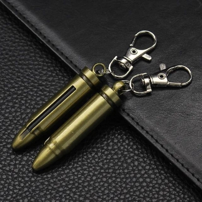 Picture of Creative kerosene lighter open fire lighter personality key chain pendant outdoor metal
