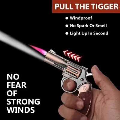 Picture of Mini Lighter with LEDLight Windproof Jet Flanme Pocket Lighter