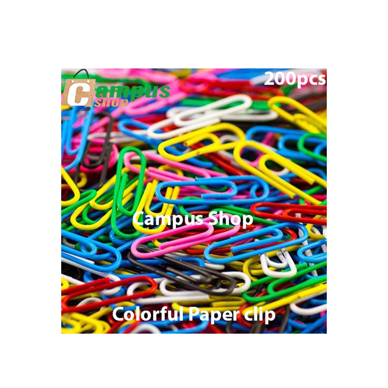 Picture of Paper clip colorful 200pcs (Pack of Four)
