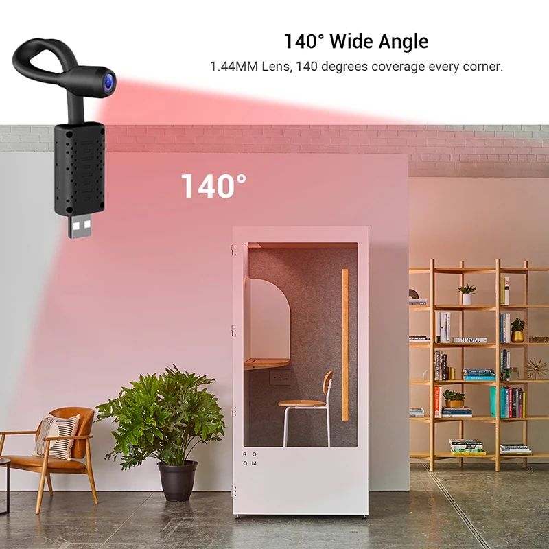 Picture of Video Surveillance IP Camera Wireless WiFiFull HD 1080P SD Memory Card Smart Motion Detection