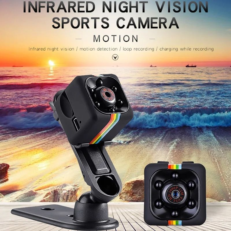 Picture of SQ11 Camera Video Sport DV Video Ultra Small Cam HD 1080P Camera Home Security Camera