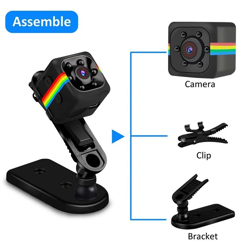 Picture of SQ11 Camera Video Sport DV Video Ultra Small Cam HD 1080P Camera Home Security Camera