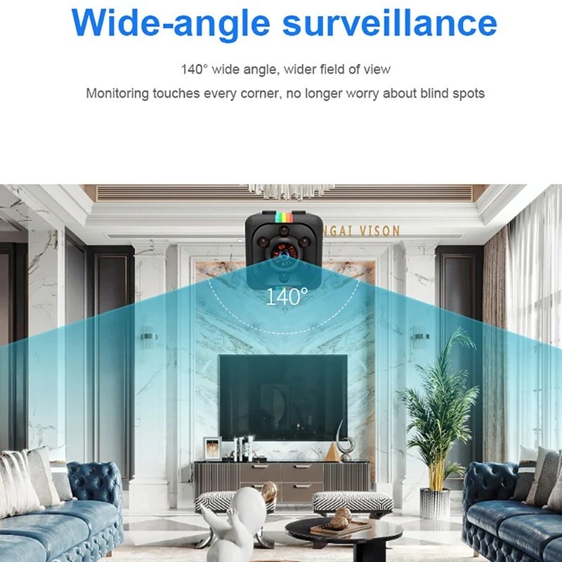 Picture of SQ11 Camera Video Sport DV Video Ultra Small Cam HD 1080P Camera Home Security Camera