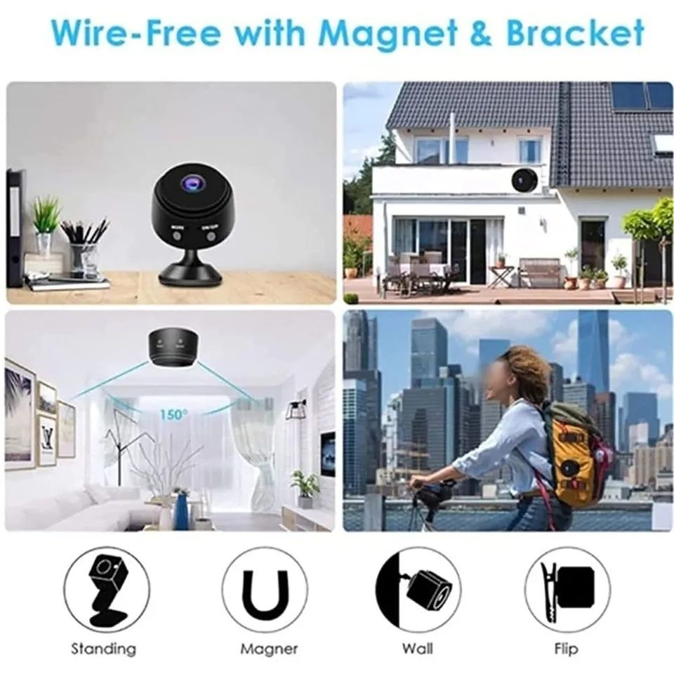 Picture of Car Wireless Magnetic Trailer Hitch Rear View CameraReversing Monitoring Device TF Card VehicleParking Revere Camera
