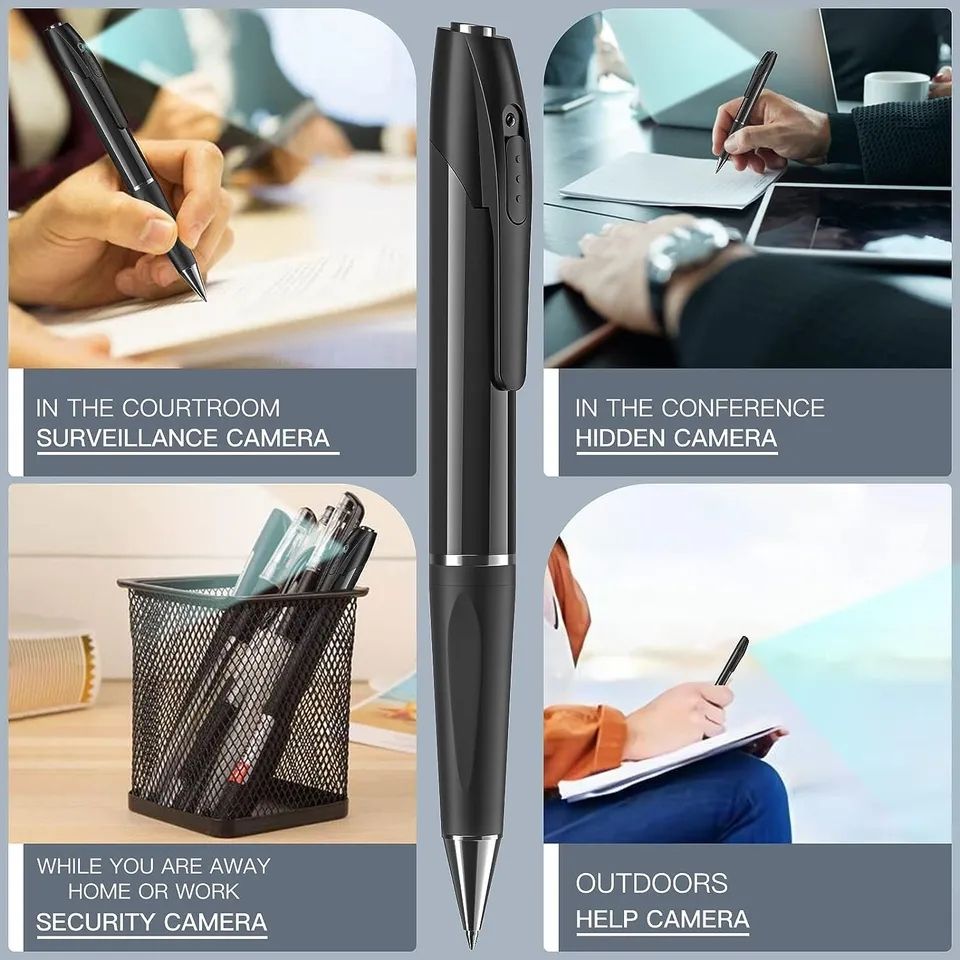 Picture of High Definition Wired Full HD Indoor Camcorder Pen Camera with Free 32 GB Micro SD Card +(W8-32GB)