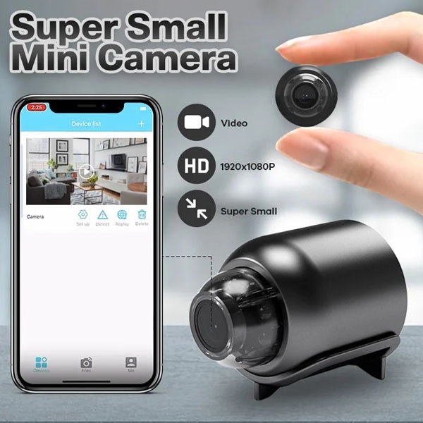 Picture of Mini WiFi Camera 1080P HD Night Vision Included Motion Detection Remote Monitoring
