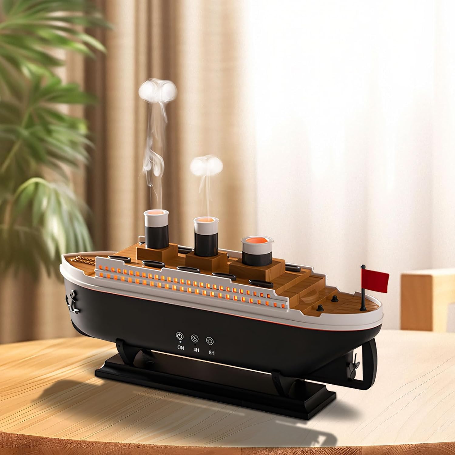 Picture of Aroma Diffuser Ship Cool Mist Humidifier with Remote Control Aroma Diffuser Humidifiers