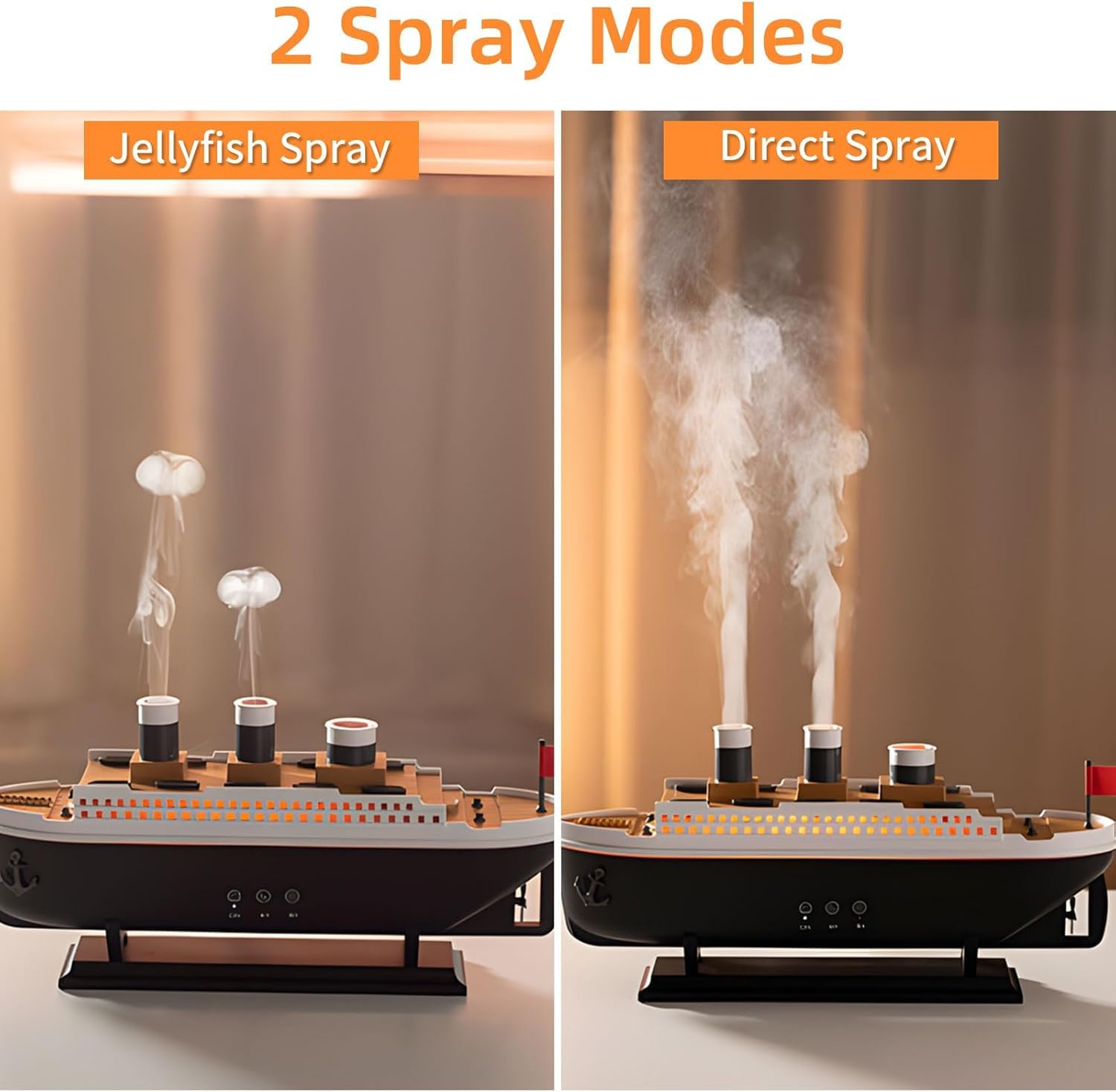 Picture of Aroma Diffuser Ship Cool Mist Humidifier with Remote Control Aroma Diffuser Humidifiers