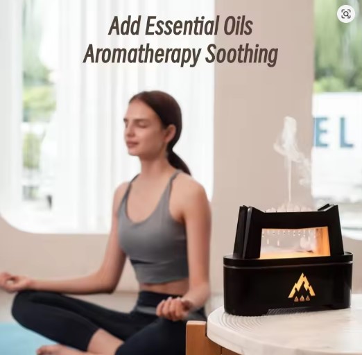 Picture of Raindrop Aroma Diffuser Humidifiers Air scent Diffuser Rain Cloud Electric Ultrasonic Essential Oil Diffuser With Night Light