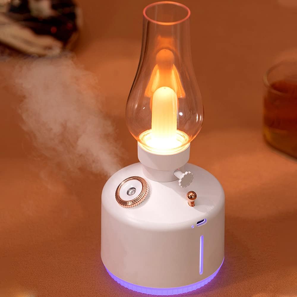 Picture of Kerosene Lamp Humidifier Wireless Fragrance Diffuser 280ML Essential Oil Diffuser Aromatherapy