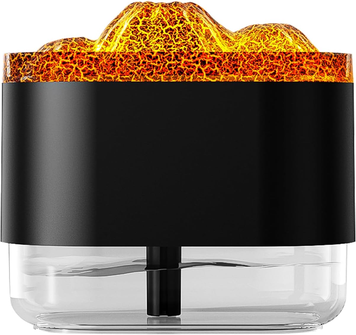 Picture of 300ML 7 Colorful Lights Volcano Flame Diffuser Volcano Humidifier Diffuser Essential Oils Mini Diffuser Aroma Diffuser