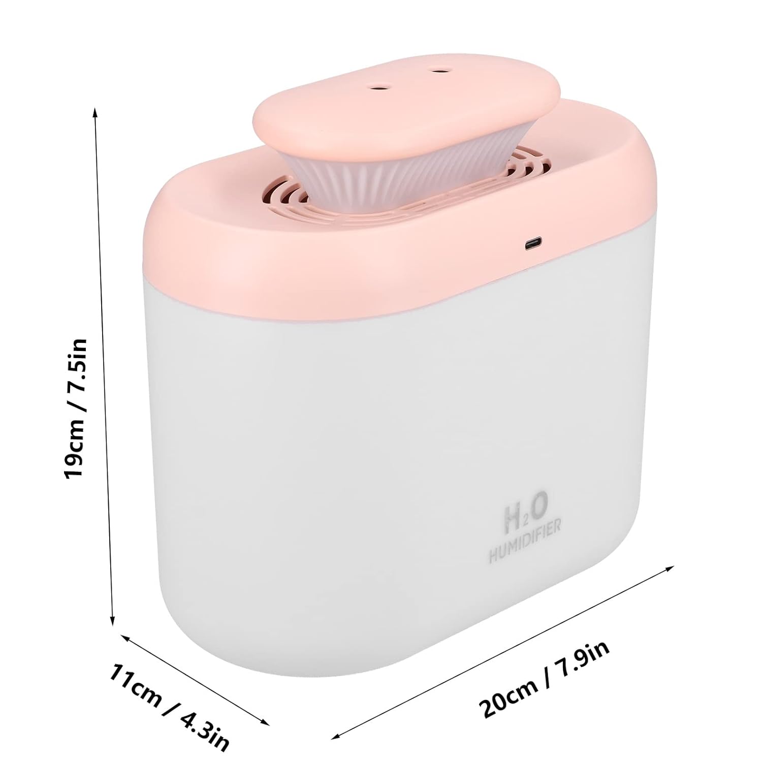 Picture of A12 Double Nozzle Humidifier Desktop Convenient Intuitive Sturdy Durable Mist