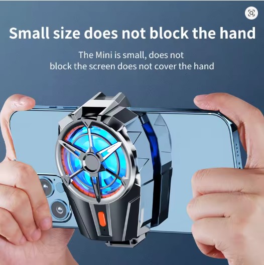 Picture of X52 Cooling Fans Mobile Phone Game Cooler System Rechargeable Battery Silent Cooler Three Speed Adjustable Fans Gaming Radiator