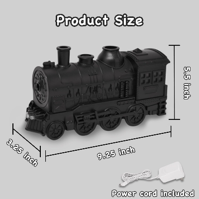 Picture of Creative Train Spit Ring Ultrasonic Air Humidifier Aromatherapy Home Bedroom Creative Essential Oil Burner Diffuser
