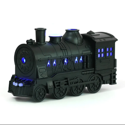 Picture of Creative Train Spit Ring Ultrasonic Air Humidifier Aromatherapy Home Bedroom Creative Essential Oil Burner Diffuser