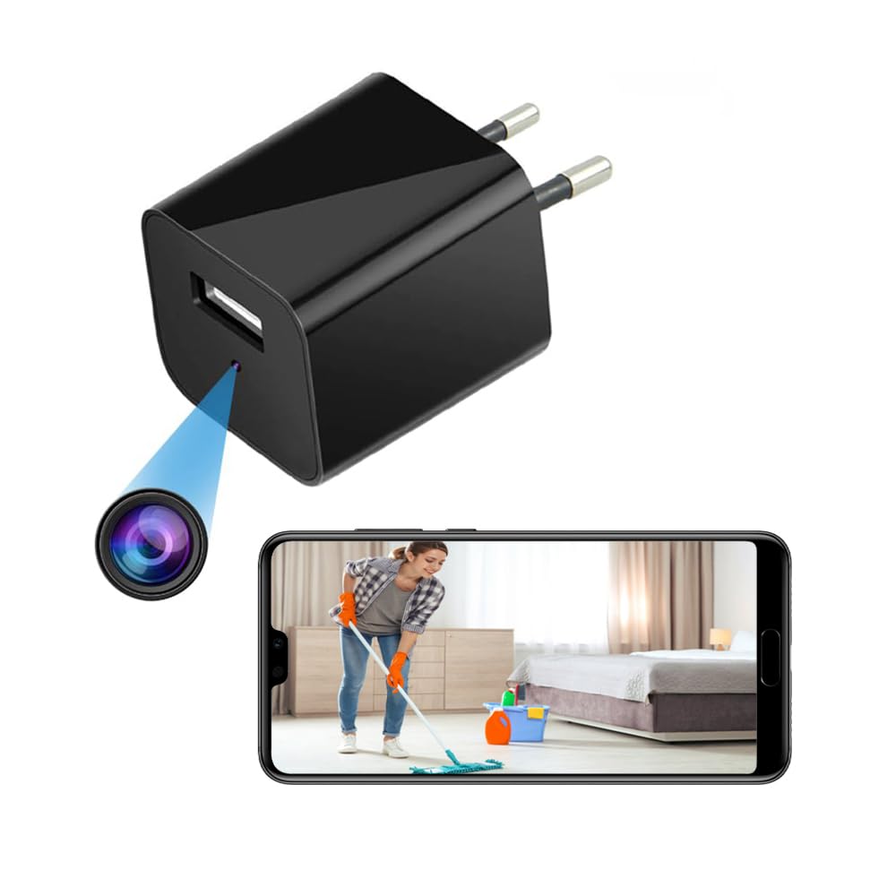 Picture of Black Safetynet Wifi Charger HD Camera USB Wall Charger Adapter