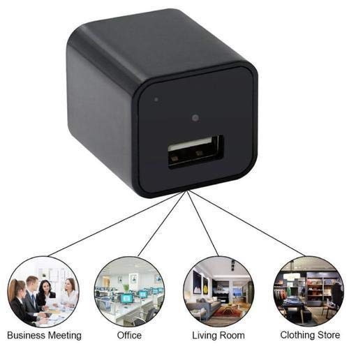 Picture of Black Safetynet Wifi Charger HD Camera USB Wall Charger Adapter