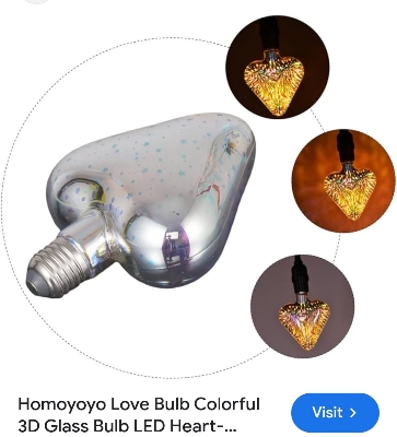 Picture of 3D Decoration Edison LED Bulb E27 6W 85-265V Vintage Light Bulb Star Fireworks Lamp Holiday Night Light Novelty Christmas Tree  