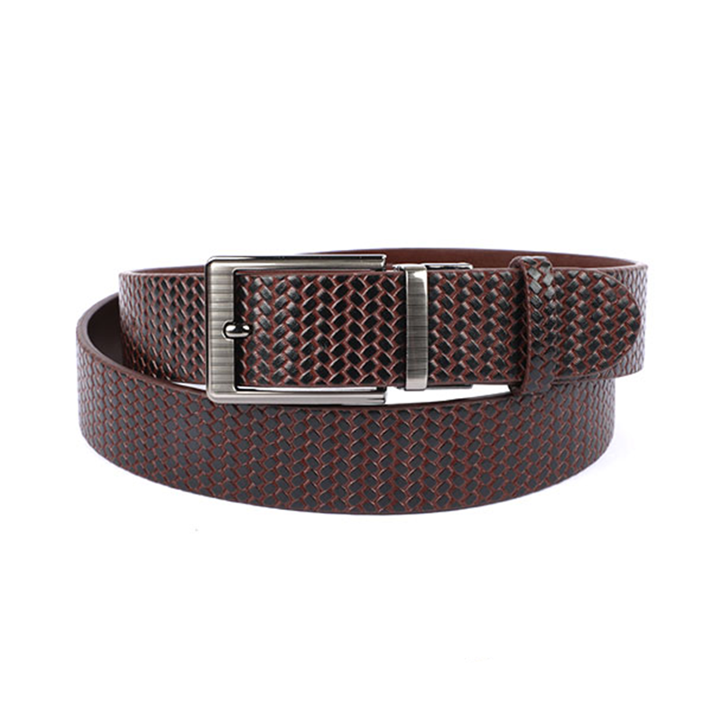Picture of Mens leather belt-moving buckle-