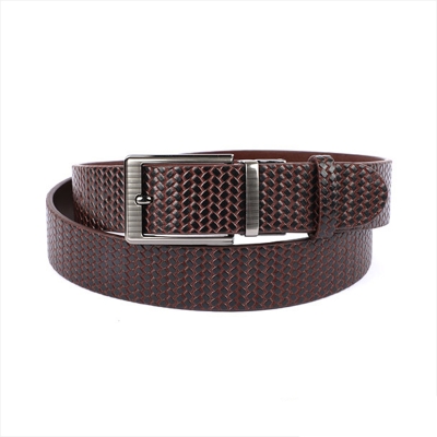 Picture of Mens leather belt-moving buckle-