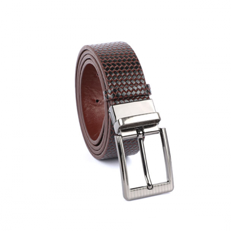 Picture of Mens leather belt-moving buckle-